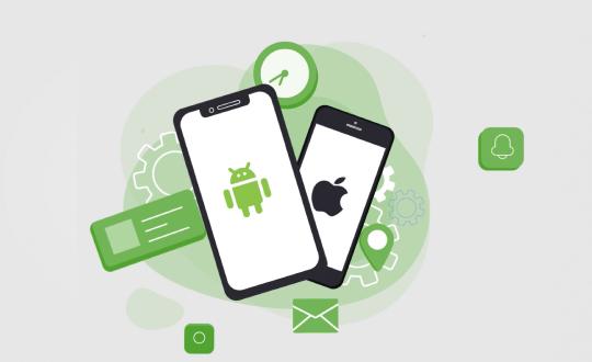 خدمة تصميم تطبيقات الجوال